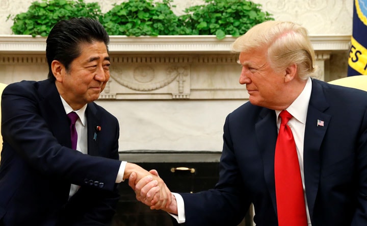 問題の発言があったのは6月の会談だったと言われている　Kevin Lamarque-REUTERS