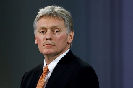 ロシアのペスコフ大統領報道官は２日、ロシアの代表団は今日の２回目のウクライナとの協議に臨む準備ができているが、ウクライナ側が会合の場に現れるかは不明だと述べた。昨年１２月撮影。（２０２２年　ロイター/Evgenia Novozhenina/File Photo）