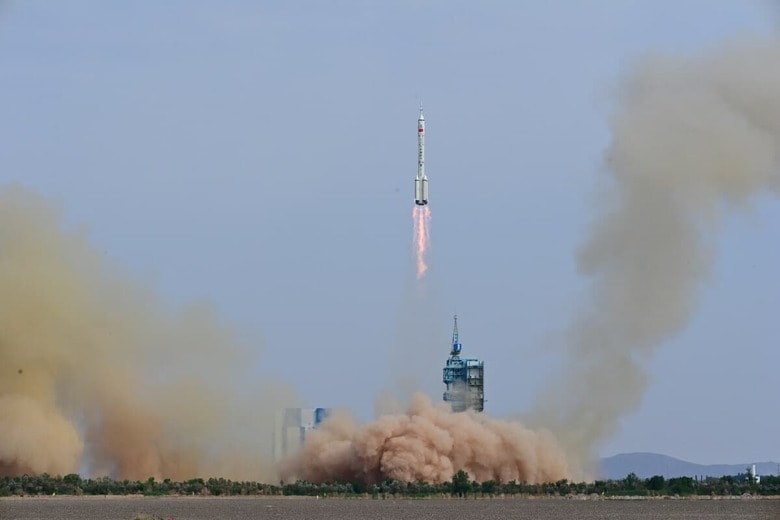 5月30日に打ち上げられた中国有人宇宙船「神舟16号」　China Daily via REUTERS