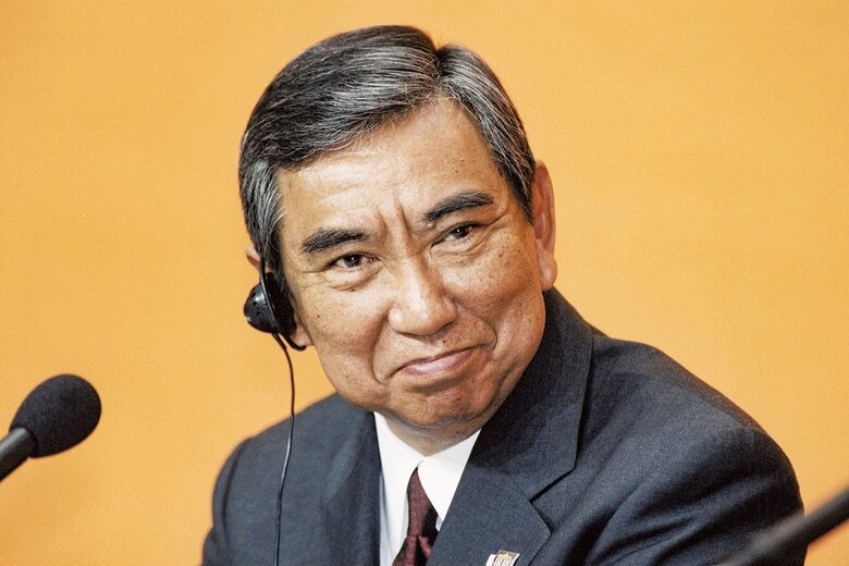 6月8日に永眠した河野洋平は日本に対する世界の信頼を強化した　MELDE BILDAGENTUR-ULLSTEIN BILD/GETTY IMAGES