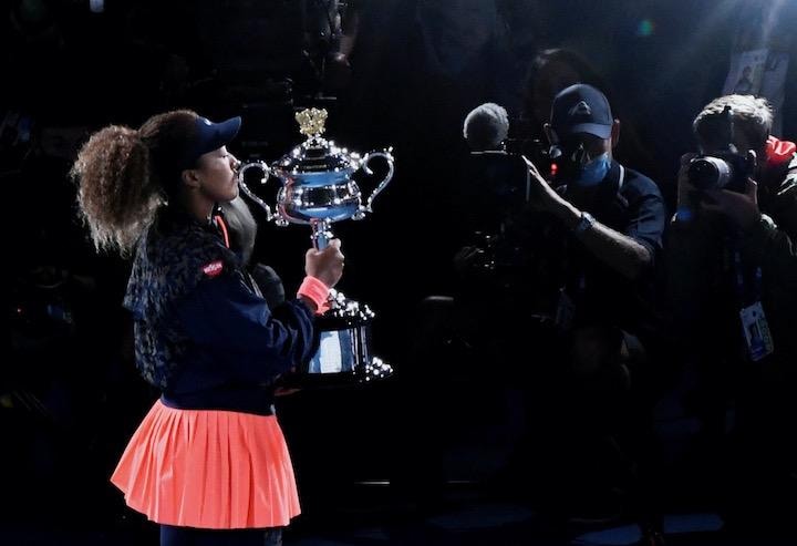 勇気を持って発信したその誠実なメッセージが彼女への視線を一変させた...... (写真は2021年2月） REUTERS/Jaimi Joy