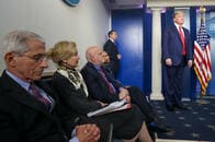 マスク拒否のホワイトハウスで、コロナ対策を率いるファウチ博士らが自主隔離