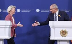 欧州委員長、ロシアの圧力受けるアルメニア向け追加支援発表