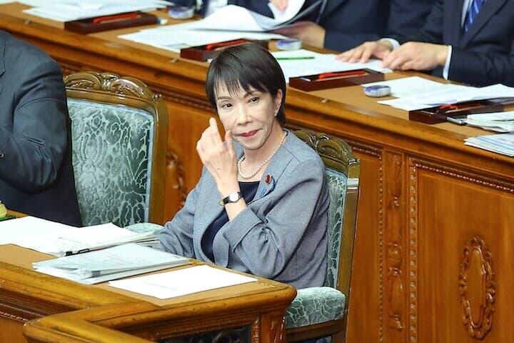 高市首相の国会答弁が中国を怒らせているが　Kazuki Oishi / Sipa USAーReuters