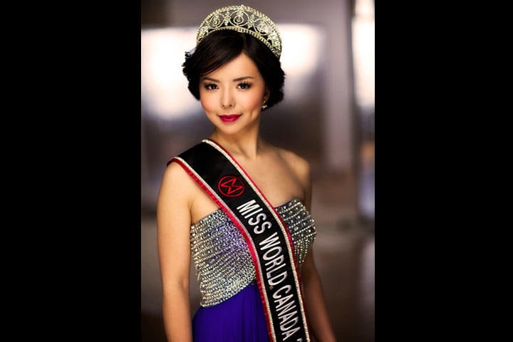 ミス・ワールドの元カナダ代表、アナスタシア・リンさん（本人提供）