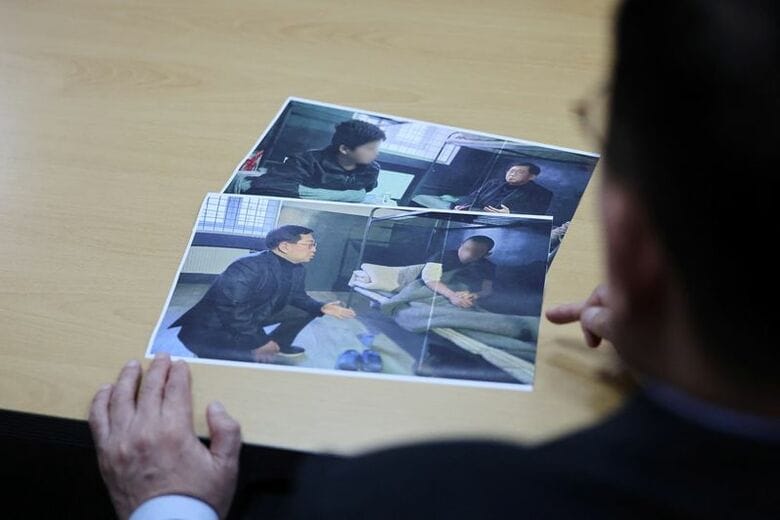 2026年9月28日、韓国・ソウルの国会議事堂内の事務所で撮影した捕虜の写真。REUTERS/Kim Hong-Ji