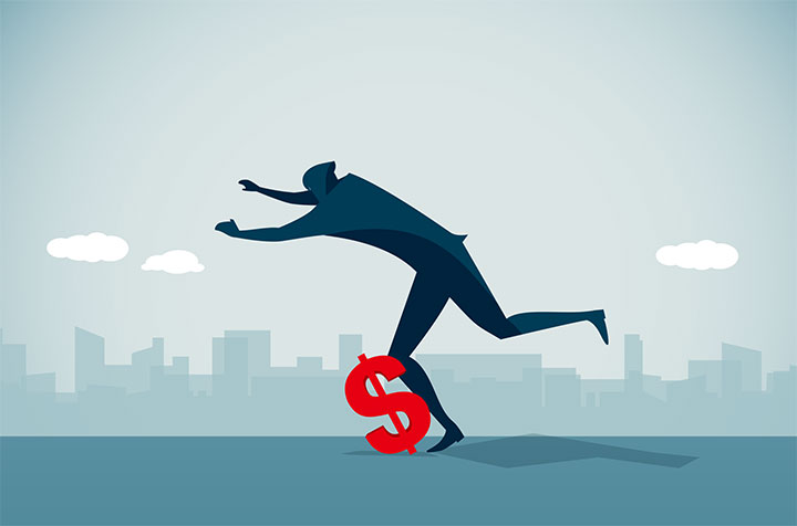 このままではどこかの時点でパニック的事態が　Erhui1979/iStockphoto