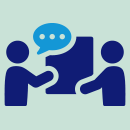 アウトプットのピクトグラム