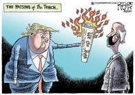 偵察機もポイっ！　トランプ最後の火遊びはまるで焦土作戦（パックン）