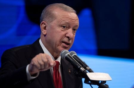 写真はトルコのエルドアン大統領。イスタンブールで2月撮影。Reuters/Umit Bektas