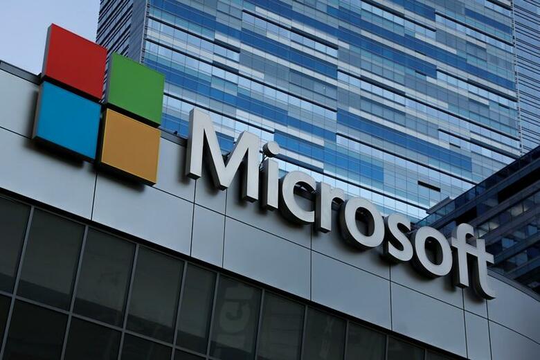 米国防総省は、100億ドル規模のクラウドサービス契約を米マイクロソフトと結ぶと発表した。2018年10月撮影（2019年　ロイター/Mike Blake）