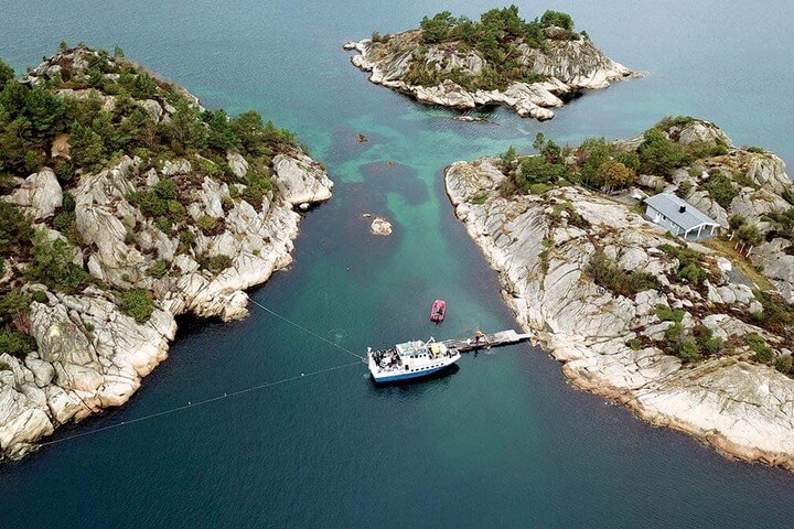ノルウェーのマンダル近くの海