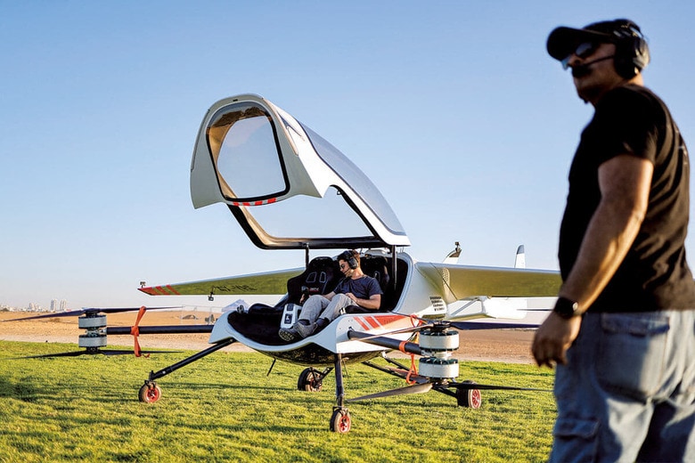 乗用ドローンを開発するイスラエルのスタートアップ企業　AMIR COHENｰREUTERS