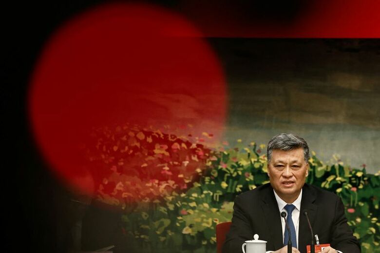 写真は馬興瑞氏。2025年3月、中国・北京で撮影。REUTERS/Tingshu Wang