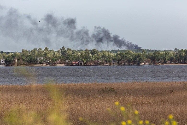 ヘルソンの前線地帯