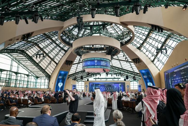 2025年10月28日、第9回「フューチャー・インベストメント・イニシアティブ（FII）」 REUTERS/Mohammed Benmansour