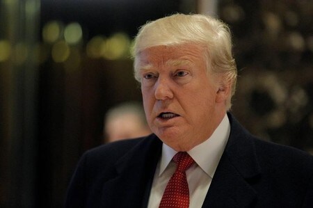 　１２月６日、トランプ次期米大統領が、保有していた企業株式をすべて売却していたことがわかった。写真はニューヨークで同日撮影（２０１６年　ロイター／Brendan McDermid）