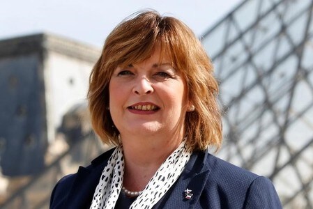 　１０月３日、英スコットランド自治政府のヒスロップ対外関係相（写真）は、スペイン北東部カタルーニャ自治州で行われた分離独立の是非を問う住民投票で賛成派が圧倒的多数で勝利したことについて、カタルーニャの将来は住民が決めるべきだとの認識を示した。９月撮影（２０１７年　ロイター/Charles Platiau）