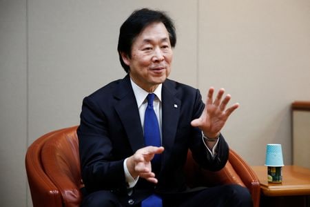 東京ガスの笹山晋一社長。都内で12月11日撮影。REUTERS/Kentaro Okasaka