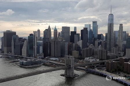 米供給管理協会（ＩＳＭ）が１日発表した４月の製造業総合指数は４７．１と、２０２０年５月以来の低水準だった前月の４６．３から上昇した。ニューヨークで２０２１年８月撮影（２０２３年　ロイター/Andrew Kelly）