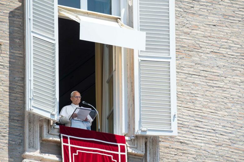 写真はローマ教皇レオ１４世。6月28日、バチカン市で撮影。バチカンメディア提供。REUTERS