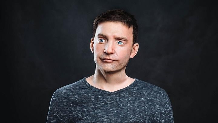 注文があればマイケル・ジョーダンそっくりにすることもできるというアンドロイド　PROMOBOT