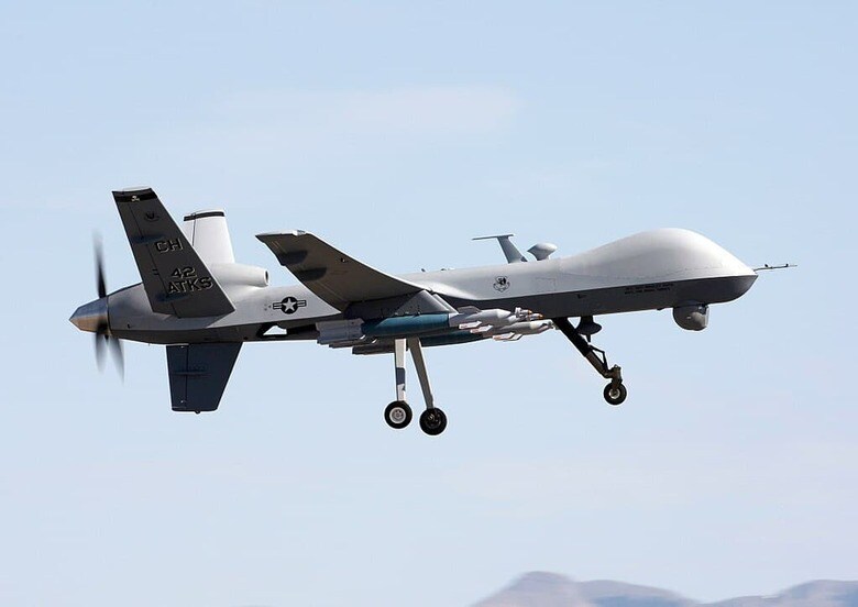 台湾軍が使用する米国製ドローン「MQ-9 リーパー」　U.S. Air Force photo by Paul Ridgeway