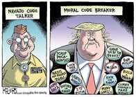 トランプはいつも「コード」破り