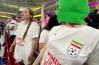 W杯会場で、イランサポーター同士が衝突...政治めぐり暴力行為に発展した現場映像