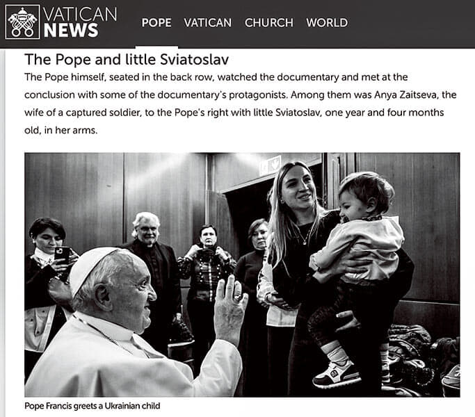 足を運びウクライナの惨状と戦争捕虜の返還を訴えたアンナ