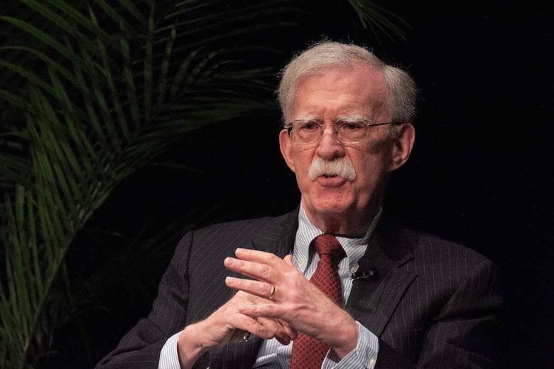 自身もタカ派として知られたボルトンだが、トランプ=マスク・チームの前では常識派　Mario Cantu/CSM/Sipa USA(Credit Image: © Mario Cantu/Cal Sport Media/Sipa USA)