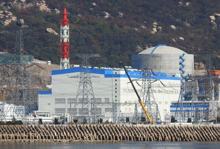 バイデン米政権が原子力発電所に使用される機器や原料の中国への輸出に関する規制を強化していたことが分かった。２０１８年１０月撮影（２０２３年　ロイター/StringerFile Photo）