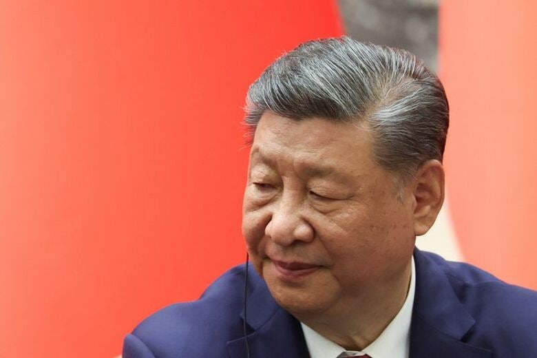 中国の習近平国家主席。北京の人民大会堂で５月撮影。REUTERS/Maxim Shemetov/Pool