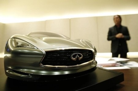 ６月７日、日産自動車の高級車部門「インフィニティ」のローランド・クルーガー社長は、高速道路の自動運転機能を大半の新モデルに投入することを検討していると明らかにした。写真は２０１４年５月、東京で（２０１６年　ロイター/Yuya Shino）