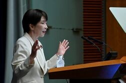 ロシア現職大統領による択捉島訪問、断じて許容できず＝高市首相