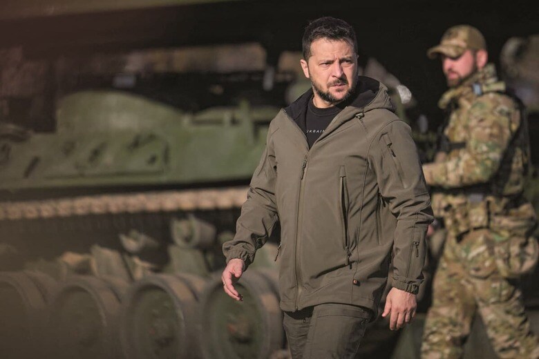 ウォロディミル・ゼレンスキー大統領　UKRAINIAN PRESIDENTIAL PRESS SERVICEｰREUTERS