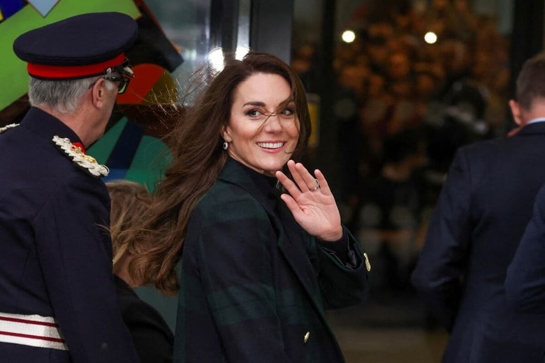 2023年1月12日、ウィリアム皇太子とともに王立リバプール大学病院を訪問　Phil Noble-REUTERS