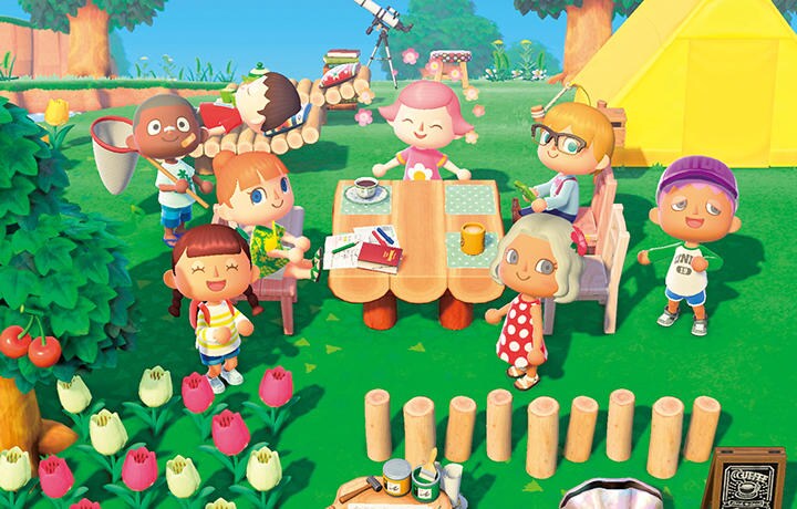 プレーヤーはマイペースで島を発展させていく　NINTENDO