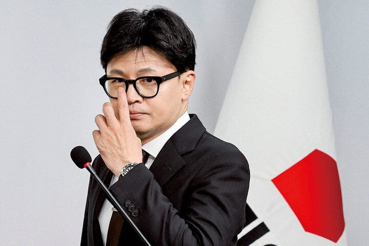 「国民の力」の韓東勲代表