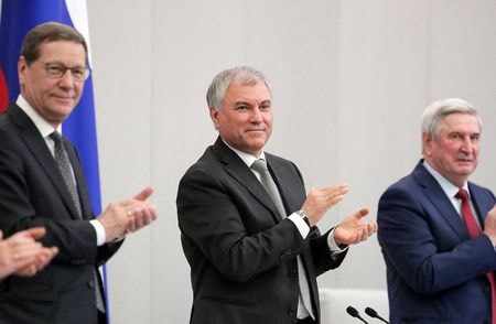 ロシア議会下院は３日、ウクライナ東・南部の４州をロシアに編入する法案を全会一致で可決した。