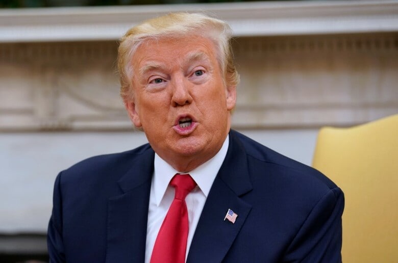 　８月１日、トランプ米大統領は、中国の不公正な貿易慣行への対応を近く決定し、早ければ今週中に発表する可能性がある。米政権当局者が１日、匿名を条件に明らかにした。写真はホワイトハウスで７月撮影（２０１７年　ロイター／Joshua Roberts）