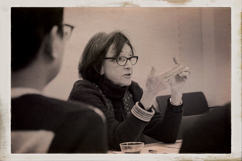 コロンビア大学のキャロル・グラック教授　Q. SAKAMAKI FOR NEWSWEEK JAPAN