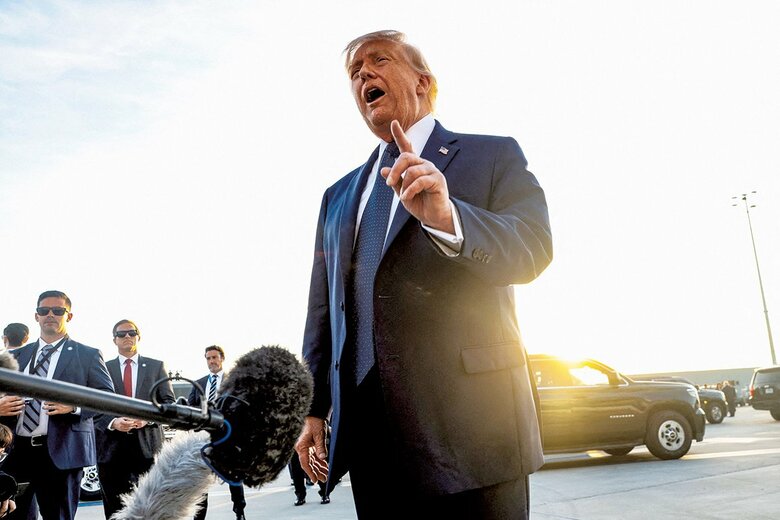 トランプ米大統領は新しい国際秩序をつくり出そうとしている(パリ、今年6月)