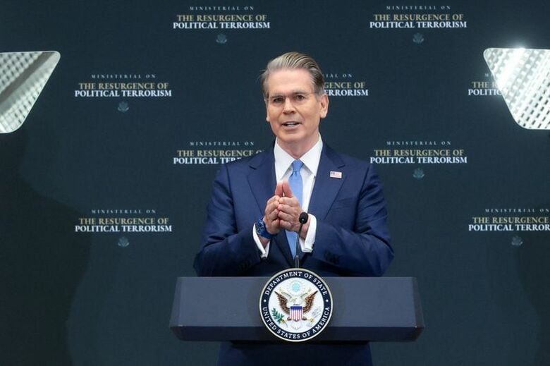 ベセント米財務長官。7月16日、ワシントンで撮影。 REUTERS/Jonathan Ernst