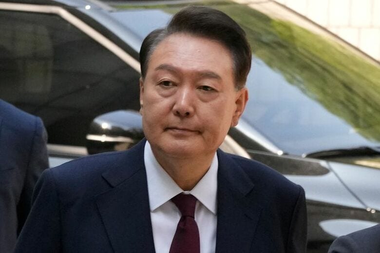 写真は２０２５年５月、韓国の尹錫悦前大統領。代表撮影。REUTERS