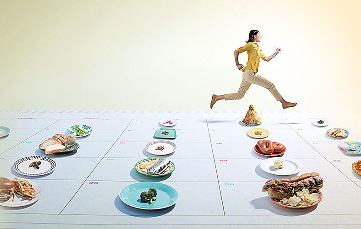 長期的な健康管理のカギはライフスタイルに会った食習慣　C.J. Burton-Corbis/GETTY IMAGES