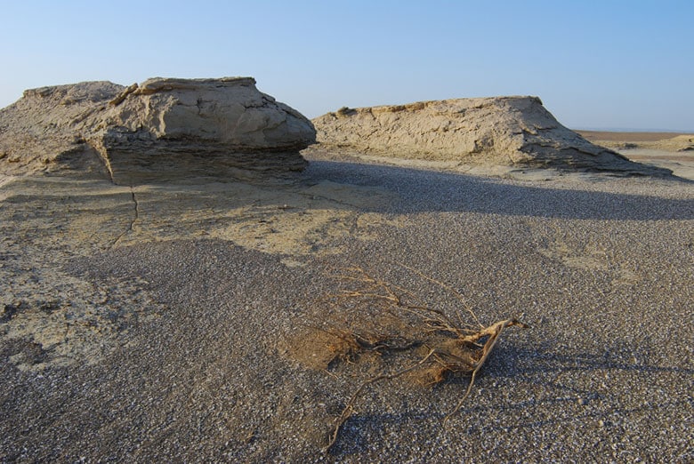 60年代に核実験が行われた新疆ウイグル自治区の荒野　dreamerchina-iStock.
