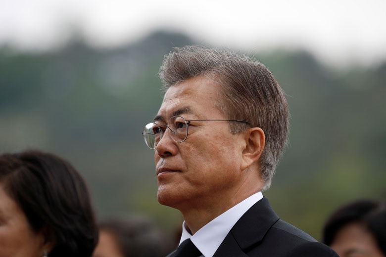 韓国の文在寅大統領（5月10日）　Kim Hong-Ji-REUTERS