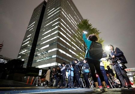　１２月２５日　複数のメディアによると、自民党の秋元司衆院議員が２５日午前、統合型リゾート施設（ＩＲ）事業への参入を巡る収賄容疑で東京地検特捜部に逮捕された。写真は東京地検。２０１８年１１月撮影（２０１９年　ロイター/Toru Hanai）