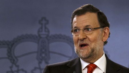 　７月１５日、スペインのラホイ首相は、第３次ギリシャ支援の詳細を議会に諮り、賛否を任意で採決にかけると表明した。日程については明確にしなかった。写真は、スペインのラホイ首相、８日撮影（２０１５年　ロイター／Sergio Perez）